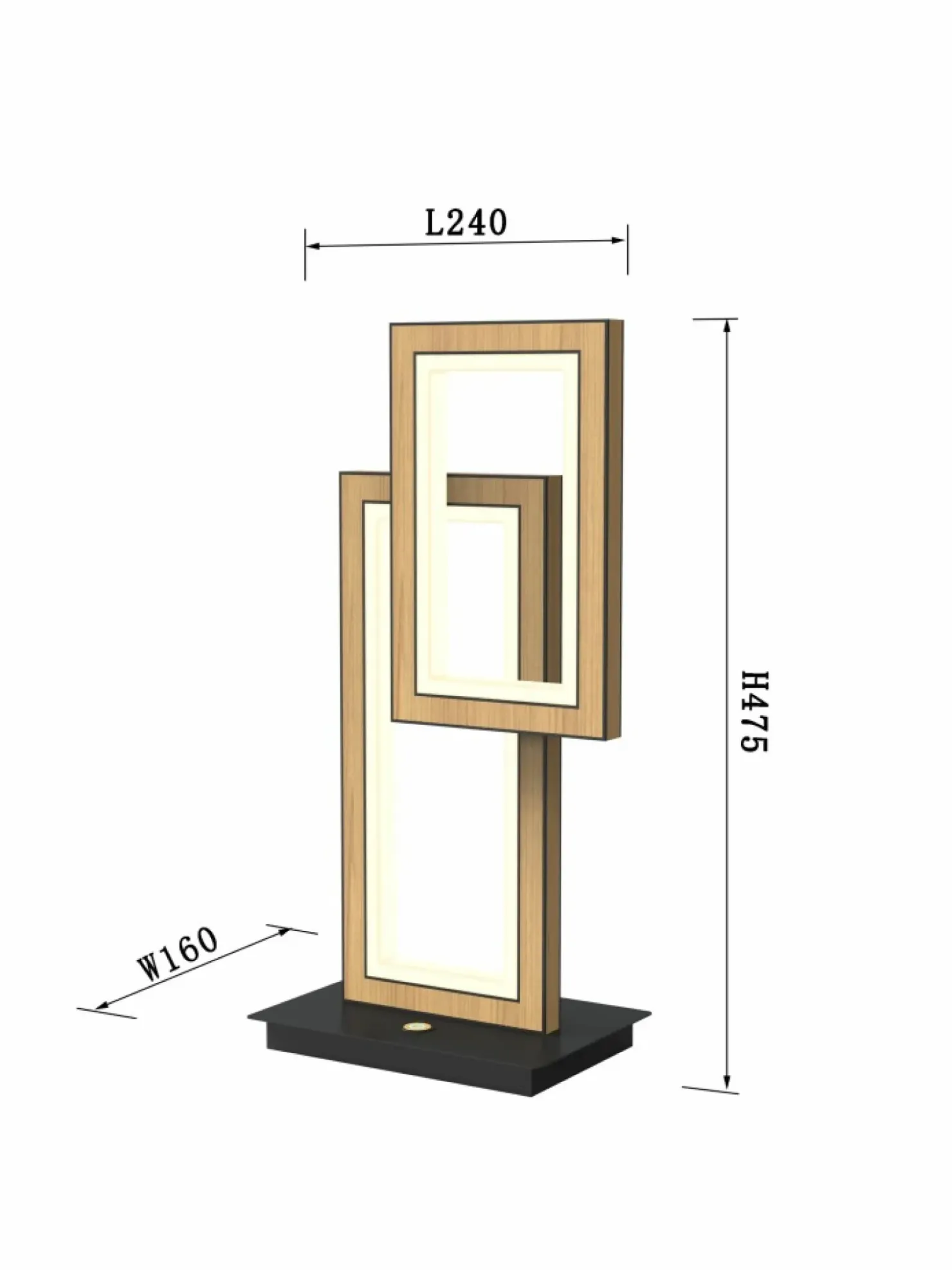 Nowoczesna lampka stołowa LED WF 8023-206 PESCARA | Kaja*Sklep Kaja Flash Sale