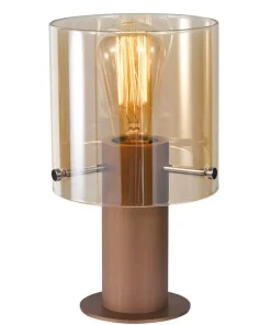 Nowoczesna lampka z miodowym kloszem MT17076-1A JAVIER | Kaja*Sklep Kaja Discount