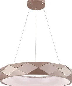 Hot Sklep Kaja Nowoczesna, ledowa lampa do salonu LP-8069/1P LED GD z serii REUS