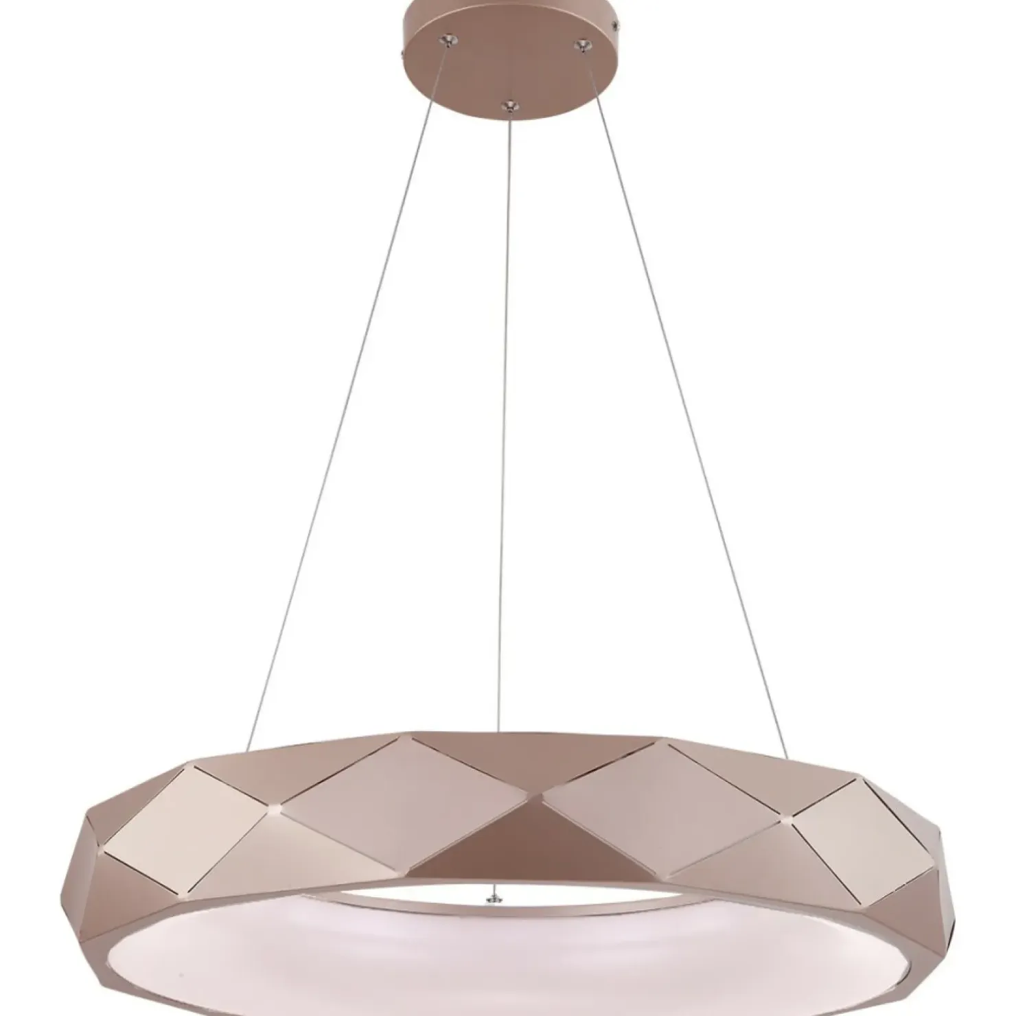 Hot Sklep Kaja Nowoczesna, ledowa lampa do salonu LP-8069/1P LED GD z serii REUS