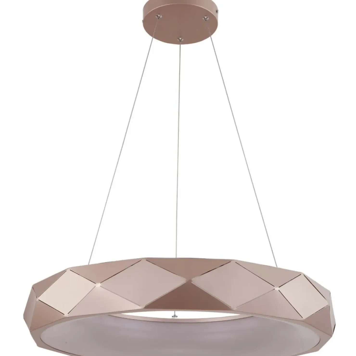 Hot Sklep Kaja Nowoczesna, ledowa lampa do salonu LP-8069/1P LED GD z serii REUS