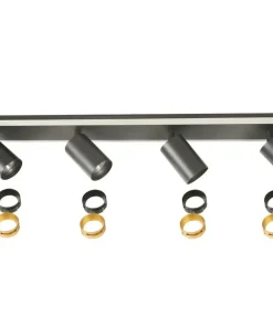Discount Sklep Kaja Nowoczesna listwa LED z reflektorami LP-0612/4C BK PARMA | Kaja