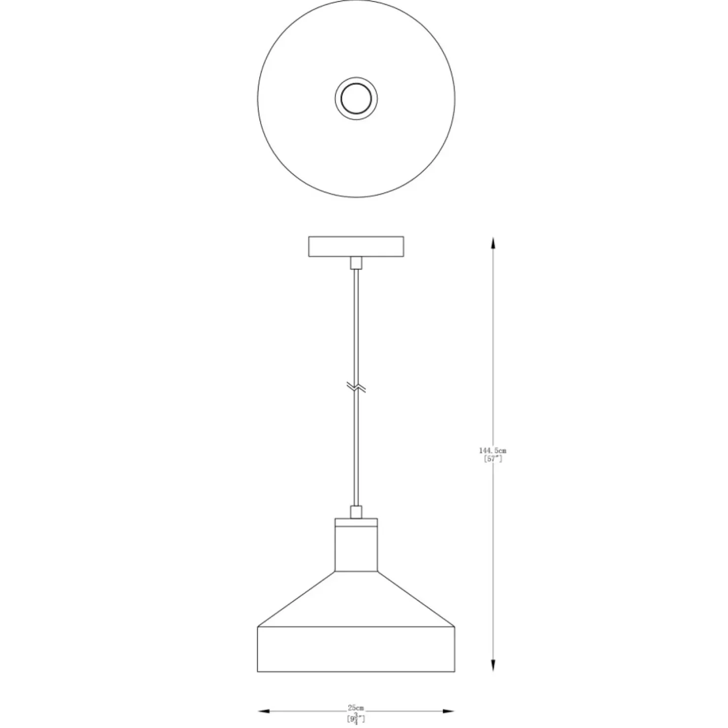 Shop Sklep Kaja Nowoczesna, minimalistyczna lampa wisząca A8016L z serii SIGMA | Kaja