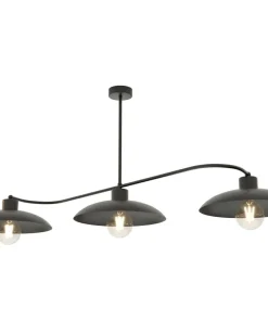 Nowoczesna, potrójna lampa do kuchni 1353/3 FOSTER 3 BLACK | Kaja*Sklep Kaja Cheap