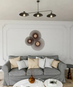 Nowoczesna, potrójna lampa do kuchni 1353/3 FOSTER 3 BLACK | Kaja*Sklep Kaja Cheap