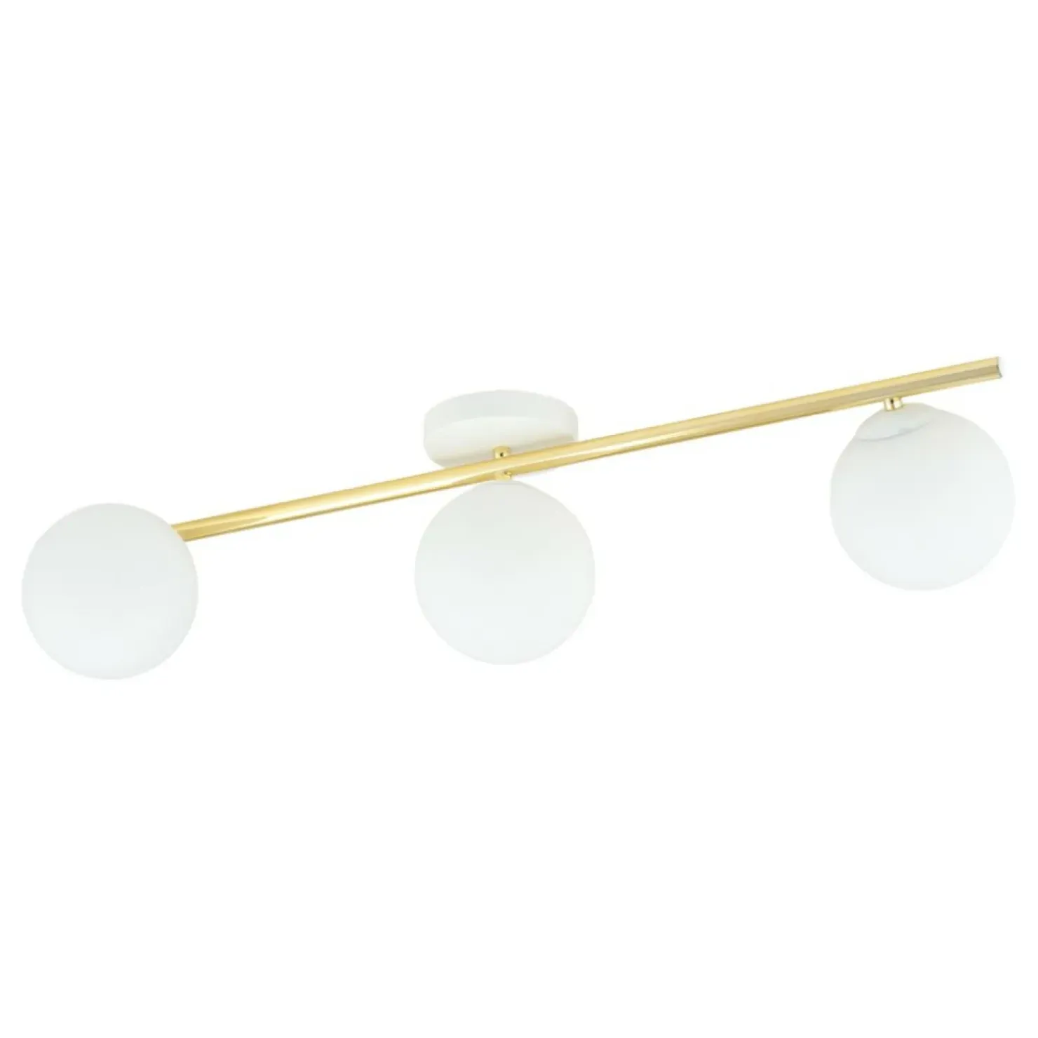 Outlet Sklep Kaja Nowoczesna, prosta lampa sufitowa do salonu 1249/3 z serii SPLENDI