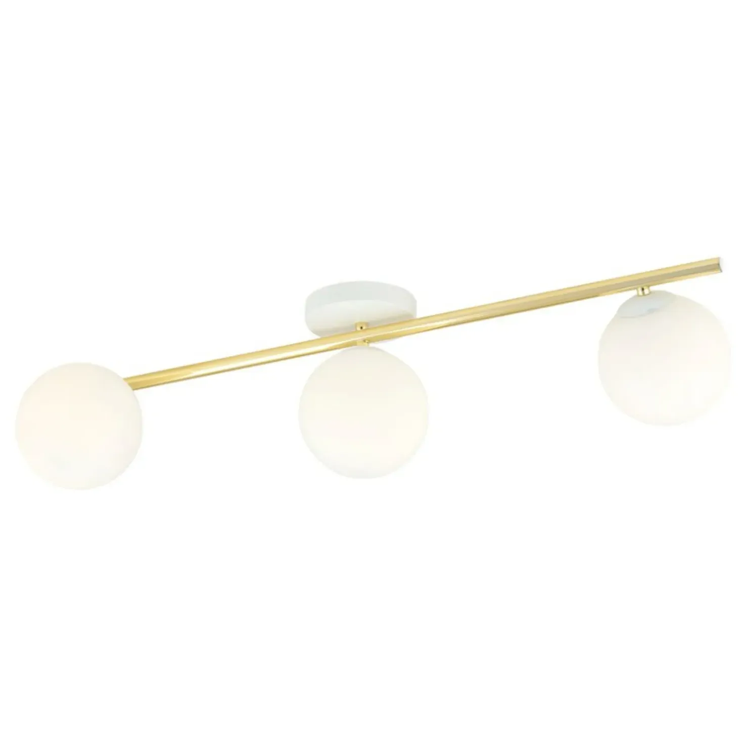 Outlet Sklep Kaja Nowoczesna, prosta lampa sufitowa do salonu 1249/3 z serii SPLENDI