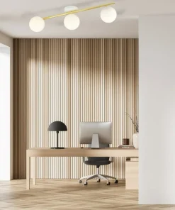 Outlet Sklep Kaja Nowoczesna, prosta lampa sufitowa do salonu 1249/3 z serii SPLENDI
