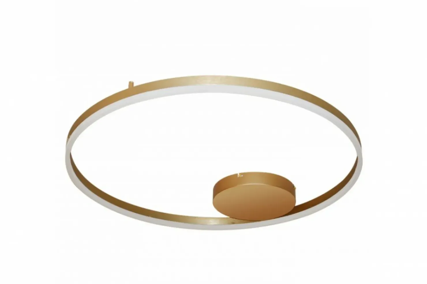 Online Sklep Kaja Nowoczesna złota lampa sufitowa LED okrągła AZ4704 HALO | Kaja złoty