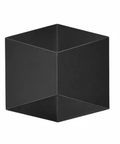 Nowoczesny, geometryczny, czarny kinkiet zewnętrzny PL-463 z serii BA*Sklep Kaja Shop