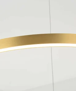 Best Sklep Kaja Nowoczesny żyrandol LED do sypialni LP-033/1P S GD z serii MIDWAY
