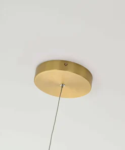 Best Sklep Kaja Nowoczesny żyrandol LED do sypialni LP-033/1P S GD z serii MIDWAY