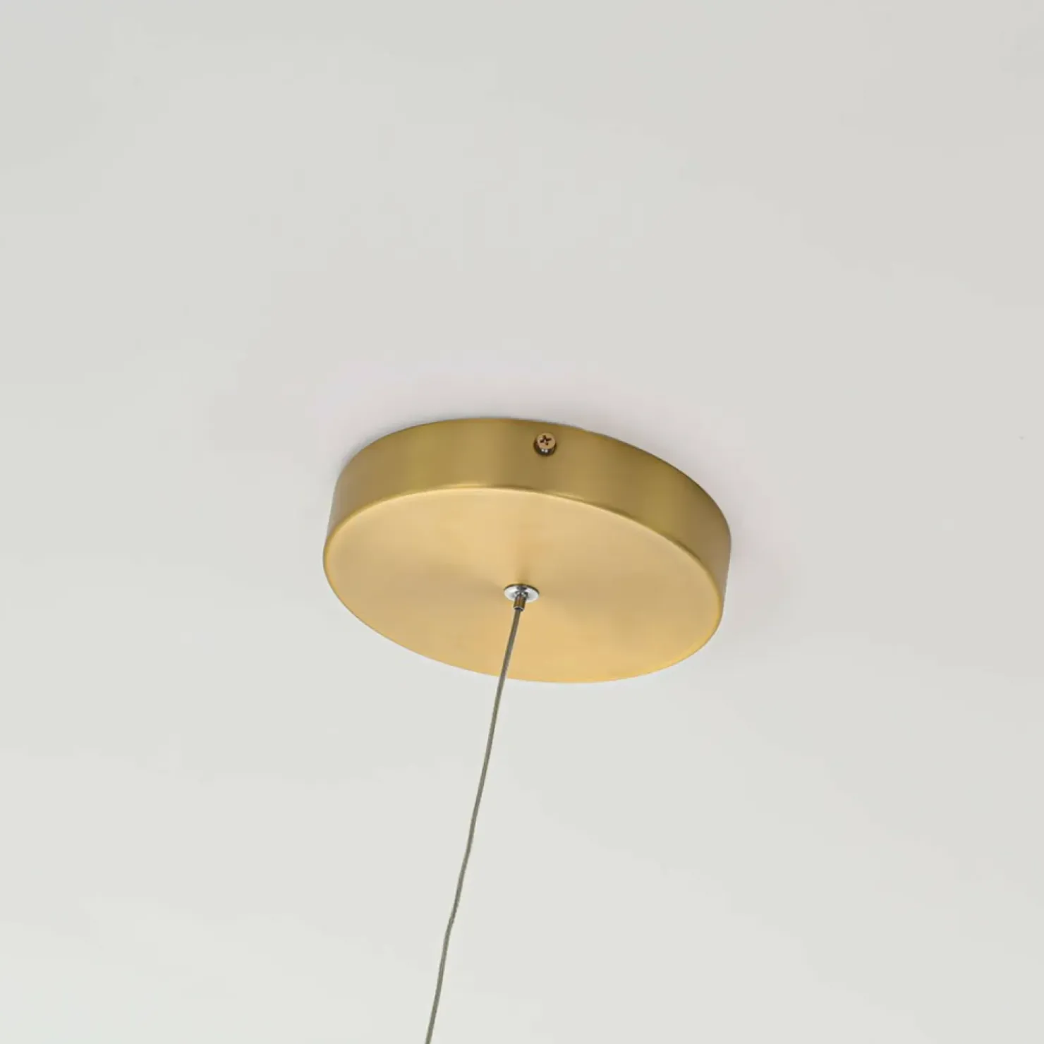 Best Sklep Kaja Nowoczesny żyrandol LED do sypialni LP-033/1P S GD z serii MIDWAY