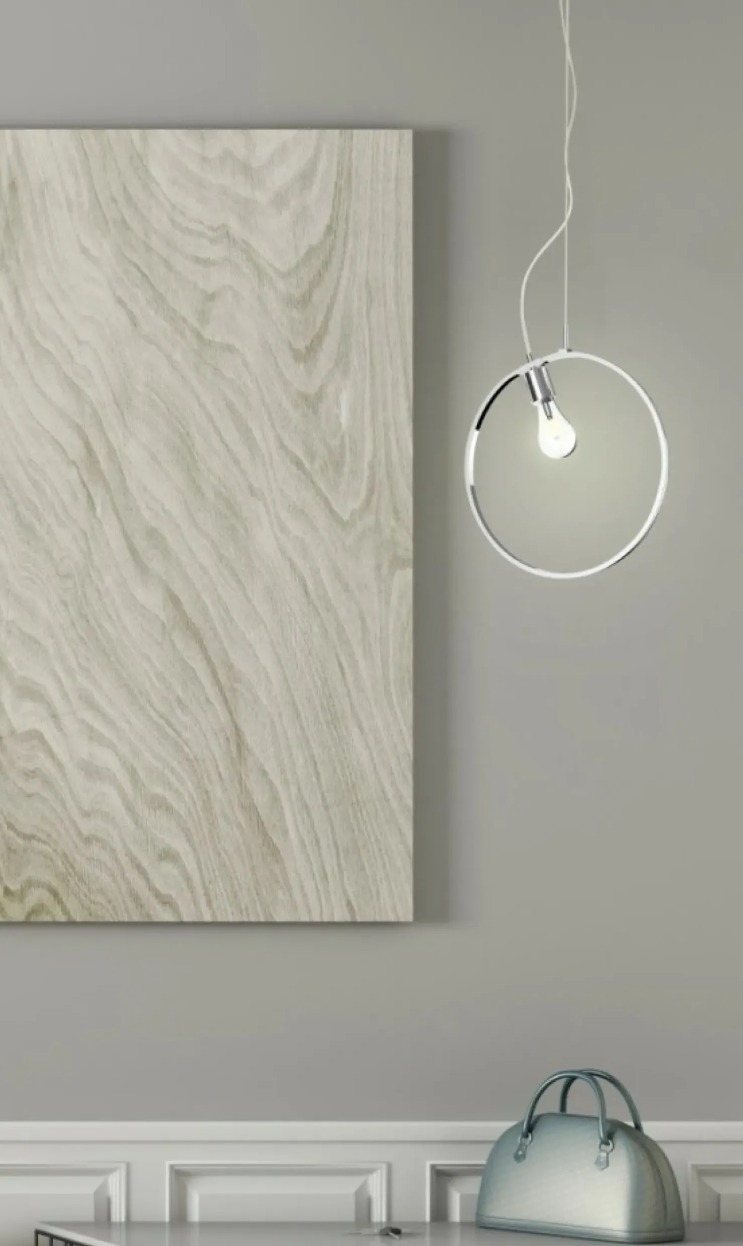 Discount Sklep Kaja Obręcz LED na regulowanym zwisie A0024-320 SKIROS | Kaja Oświetlenie chrom