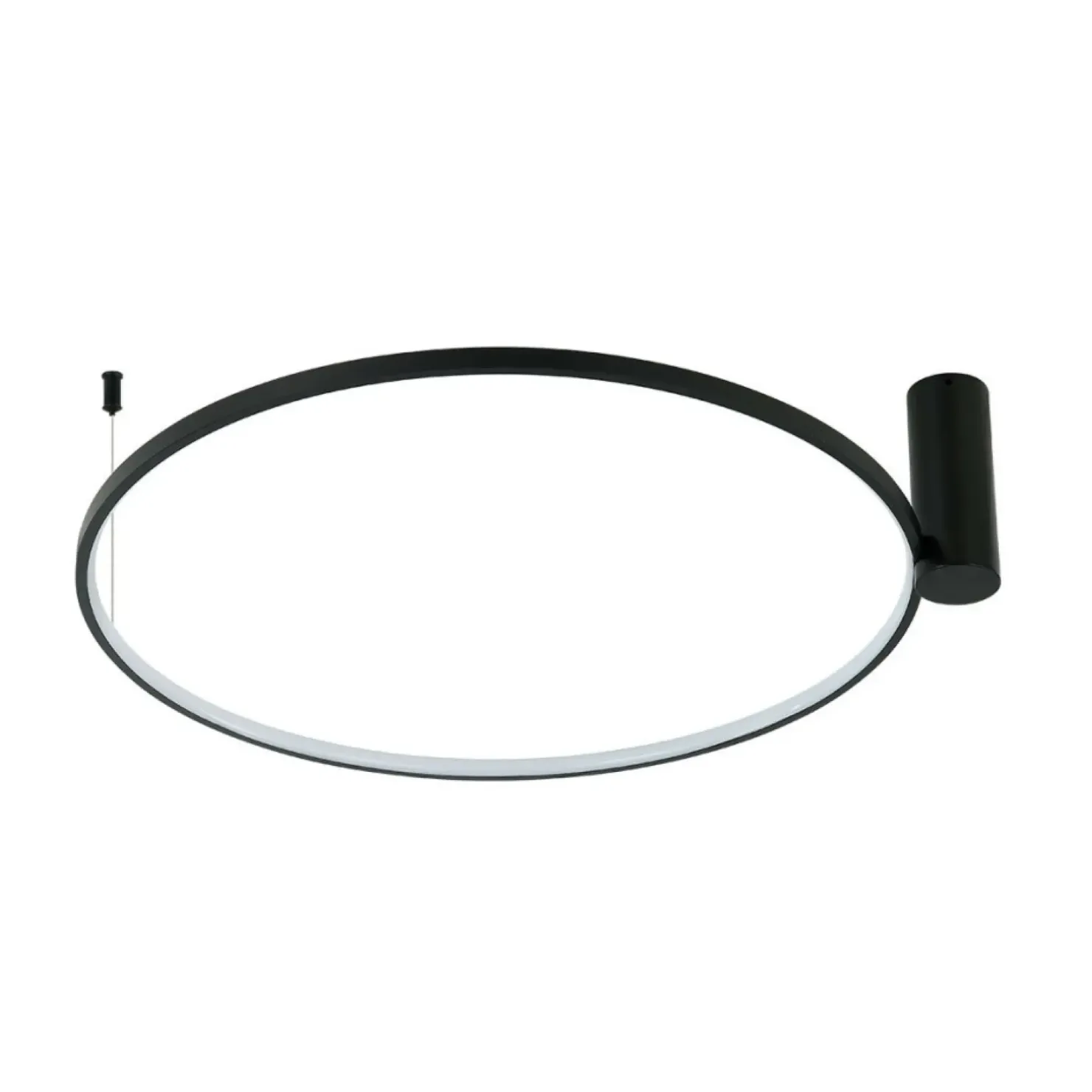 Outlet Sklep Kaja Obręcz ze światłem LED 3000K ⌀60cm LP-909/1C S BK RING | Kaja