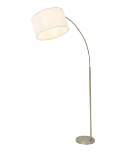 Okazała, chromowana lampa stojąca TK 16022 ZENITH WHITE | Kaja*Sklep Kaja New