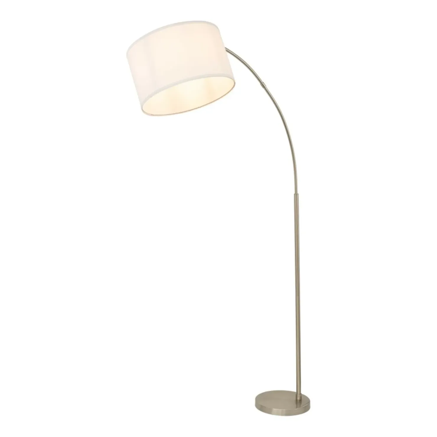 Okazała, chromowana lampa stojąca TK 16022 ZENITH WHITE | Kaja*Sklep Kaja New