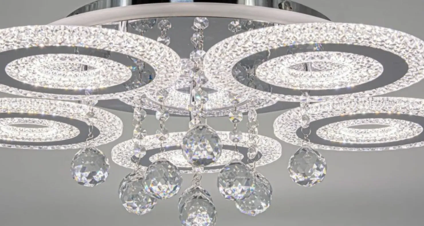 Discount Sklep Kaja Okazała lampa sufitowa, LED o mocy 133W DRS2210/5 8C z serii MARBELLA chrom