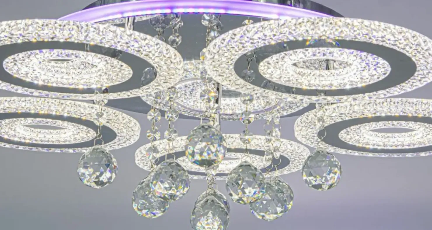 Discount Sklep Kaja Okazała lampa sufitowa, LED o mocy 133W DRS2210/5 8C z serii MARBELLA chrom
