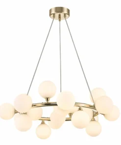 Store Sklep Kaja Okazała lampa wisząca z 20 kloszami P0462-20C-F7AA BOBO | Kaja