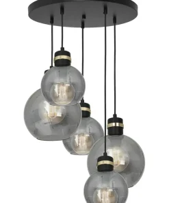 Store Sklep Kaja Okazała lampa wisząca z kaskadą kloszy MLP6534 OMEGA | Kaja