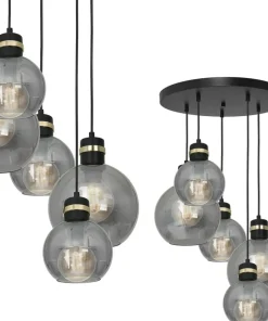 Store Sklep Kaja Okazała lampa wisząca z kaskadą kloszy MLP6534 OMEGA | Kaja