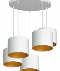 Flash Sale Sklep Kaja Okazała lampa wisząca z pięcioma abażurami LX 3450 z serii ARDEN