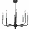 Okazała, świecznikowa lampa wisząca z chromem LX 4283 AKASYA | Kaja*Sklep Kaja Fashion
