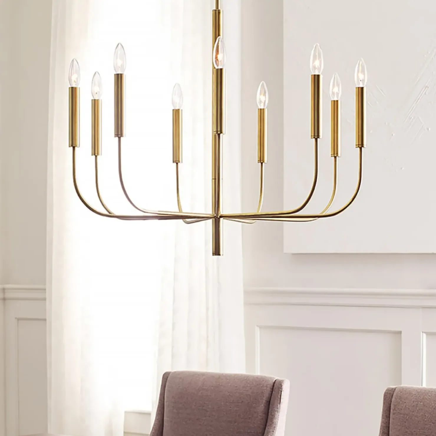 Okazały żyrandol, elegancka lampa FE-BRIANNA9-BB z serii BRIANNA*Sklep Kaja Sale