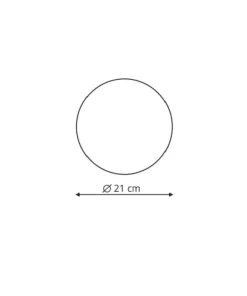 Okrąg ścienny ⌀21cm LED LP-8102/1C-12W BK PLATILLO | Kaja Oświetlenie*Sklep Kaja Fashion