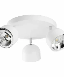Okrągła, biała lampa sufitowa (z żarówkami) TK 6514 z serii ALTEA*Sklep Kaja Hot