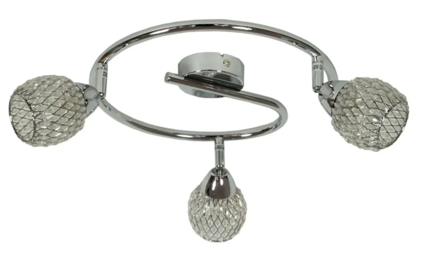 Okrągła, owana lampa sufitowa 98-06899 CLEAR | Kaja Oświetlenie*Sklep Kaja Fashion