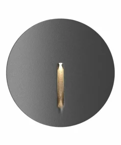 Okrągła lampa podtynkowa, elewacyjna, na schody O014SL-L3B3K LOCK*Sklep Kaja Shop
