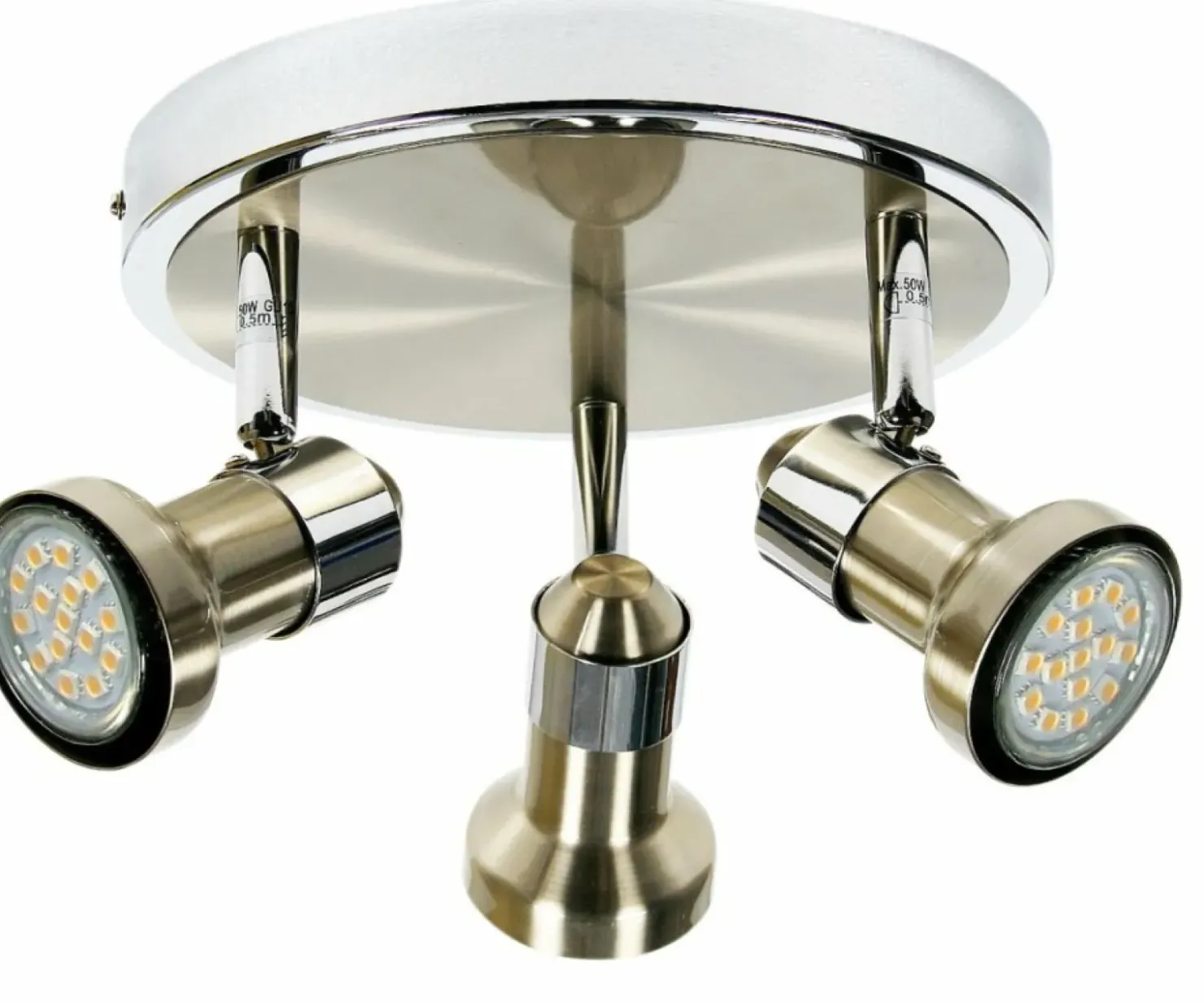 Okrągła lampa sufitowa z reflektorkami 98-60051 ARKON | Kaja*Sklep Kaja Best Sale
