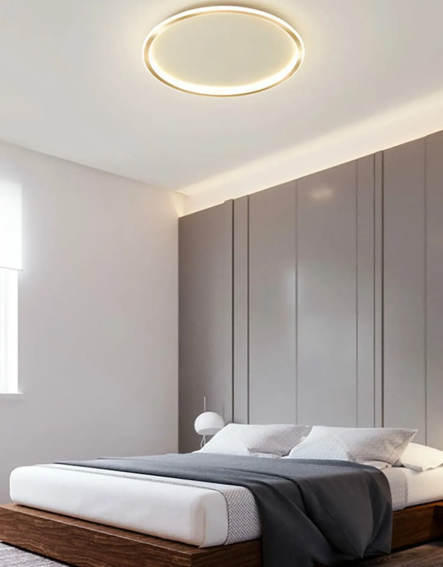 Okrągła, ledowa lampa sufitowa ABR-PLO-36W-60CM-CCT CERCHIO | Kaja*Sklep Kaja Flash Sale