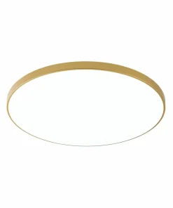 Okrągła, złota lampa plafon ⌀37cm 4000K WM-C7300-S-G z serii VE*Sklep Kaja Cheap