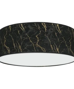 Okrągły plafon, lampa sufitowa, czarno-złota MLP7296 z serii SENSO | Kaja Oświet*Sklep Kaja Store