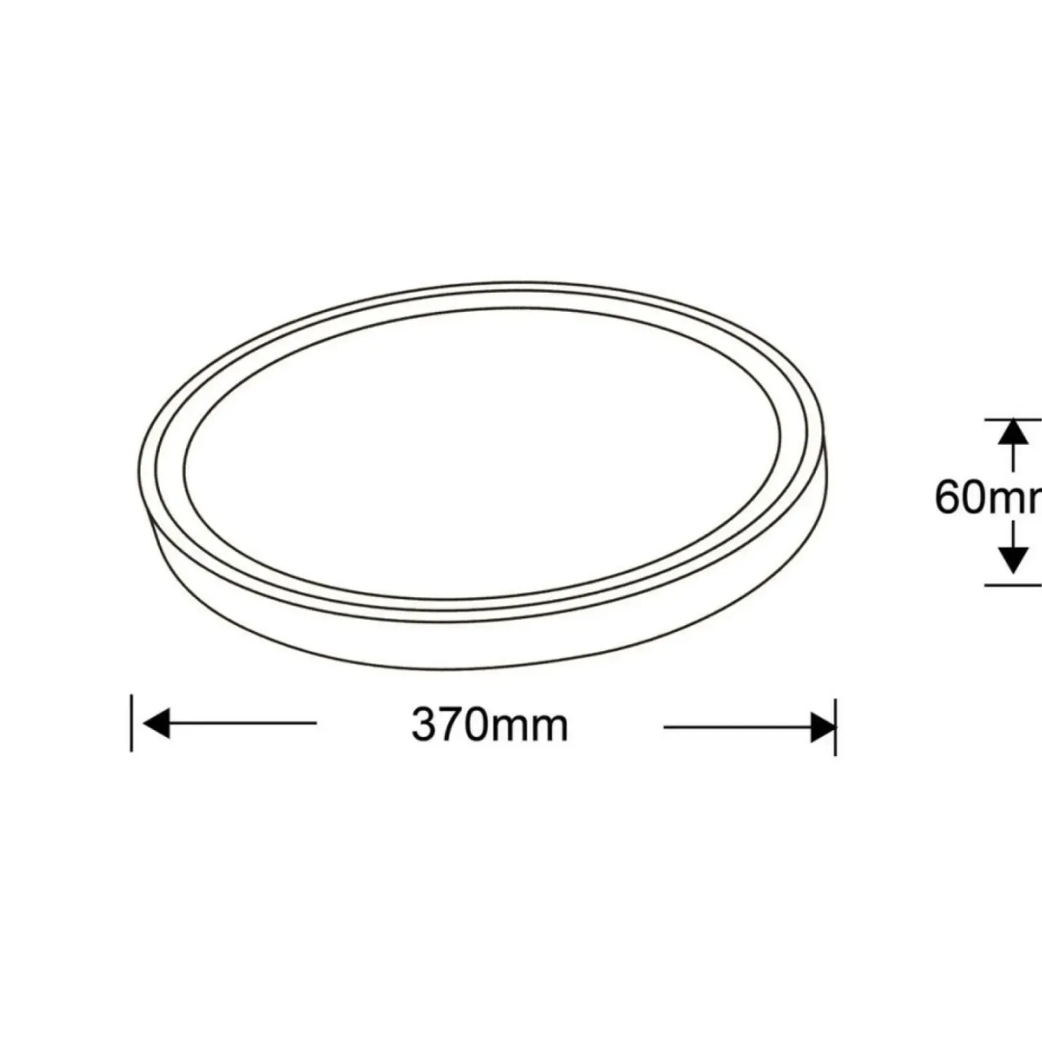Okrągły plafon LED z neutralnym światłem LP-550/1C M 4WH – VEGAS*Sklep Kaja Store