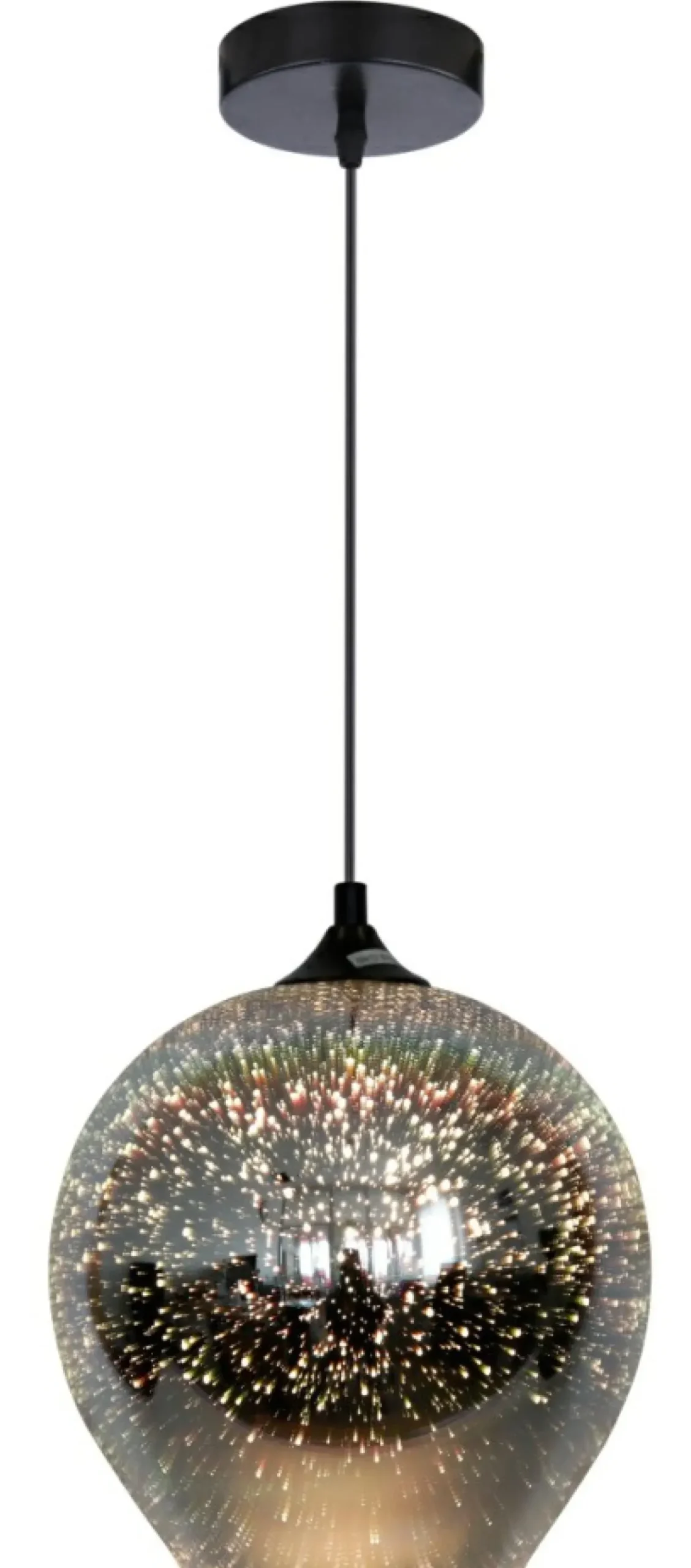 Ozdobna, chromowana lampa wisząca 31-51295 GALACTIC | Kaja Oświetlenie*Sklep Kaja Fashion