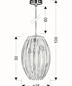 Ozdobna lampa na regulowanym zwisie 31-55548 ABUKO | Kaja Oświetlenie*Sklep Kaja Cheap
