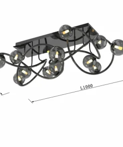 Best Sklep Kaja Ozdobna lampa sufitowa do salonu WF 9014-1205 NANCY | Kaja