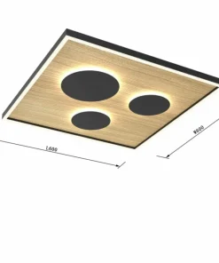 Ozdobna lampa sufitowa LED, plafon do holu WF 9012-306L DIJON | Kaja*Sklep Kaja Discount
