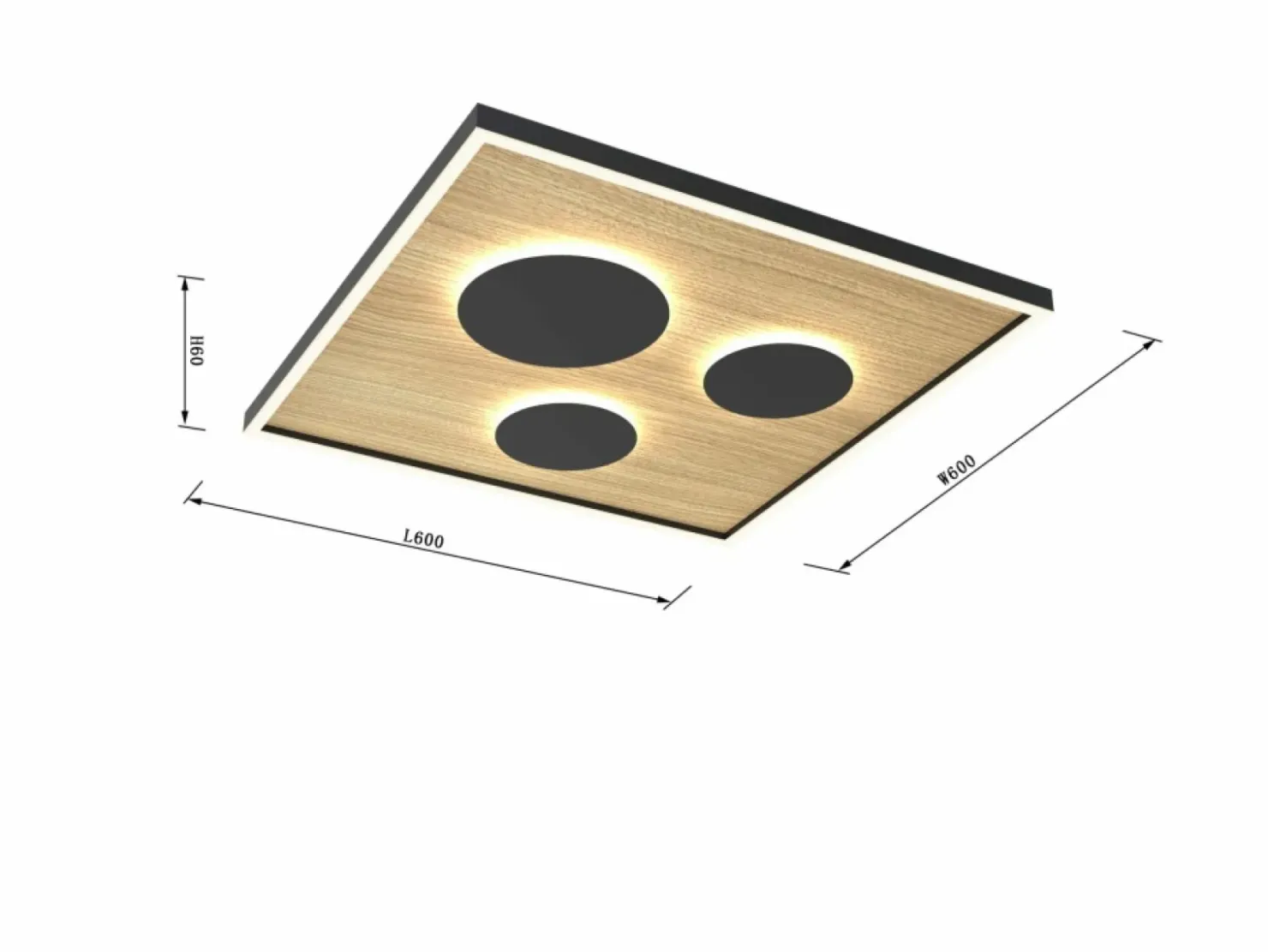 Ozdobna lampa sufitowa LED, plafon do holu WF 9012-306L DIJON | Kaja*Sklep Kaja Discount
