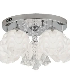 Best Sale Sklep Kaja Ozdobna lampa sufitowa z kryształkami LP-119/5C SADA | Kaja