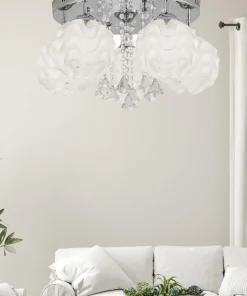 Best Sale Sklep Kaja Ozdobna lampa sufitowa z kryształkami LP-119/5C SADA | Kaja