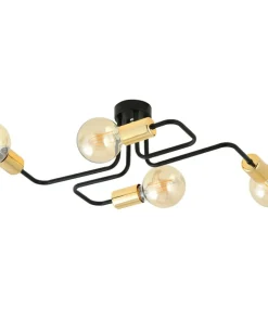 Online Sklep Kaja Ozdobna lampa sufitowa ze złotymi oprawkami 1175/4 z serii VEKEN