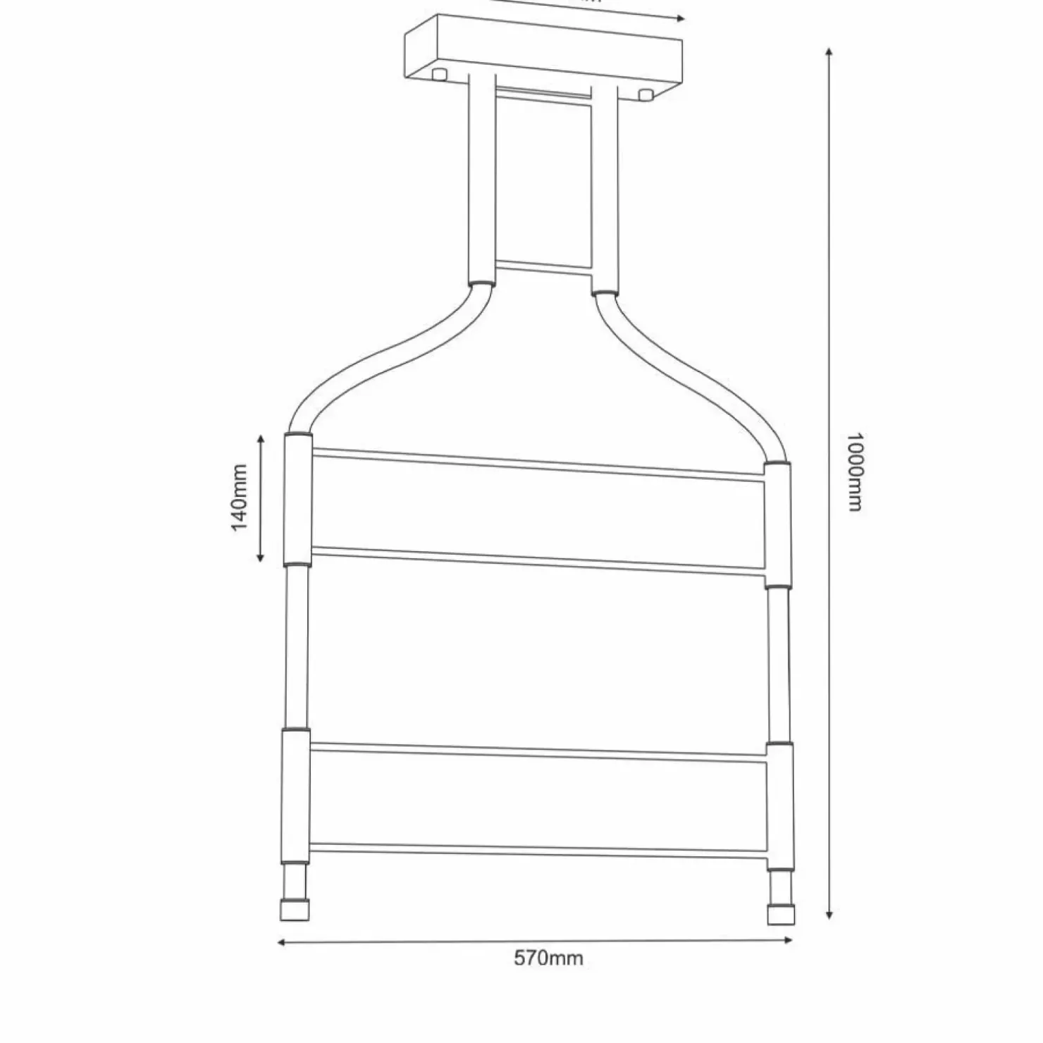 Hot Sklep Kaja Ozdobna lampa w stylu industrialnym 4000K ANT 9058 ALHA S | Kaja