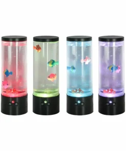 Ozdobna lampka stołowa z rybkami ZM 87946 AQUA | Kaja Oświetlenie*Sklep Kaja Cheap