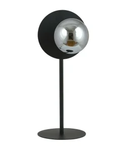 Ozdobna, niesymetryczna lampka stołowa - czarna 1186/LN z serii OSLO*Sklep Kaja Cheap