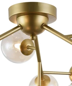 Store Sklep Kaja Ozdobna, złota lampa sufitowa MOD545PL-12G DALLAS | Kaja Oświetlenie złoty